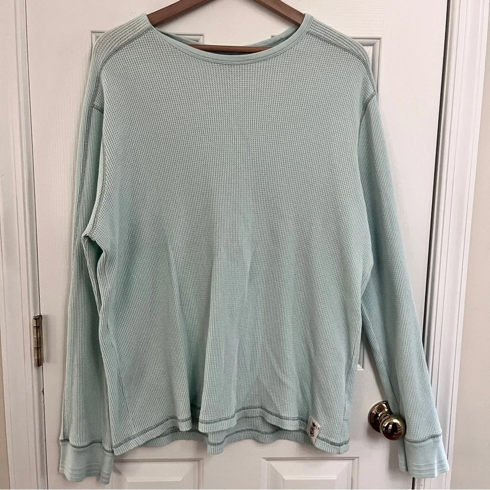 Polo by Ralph Lauren Blue Waffle Shirt. XXL